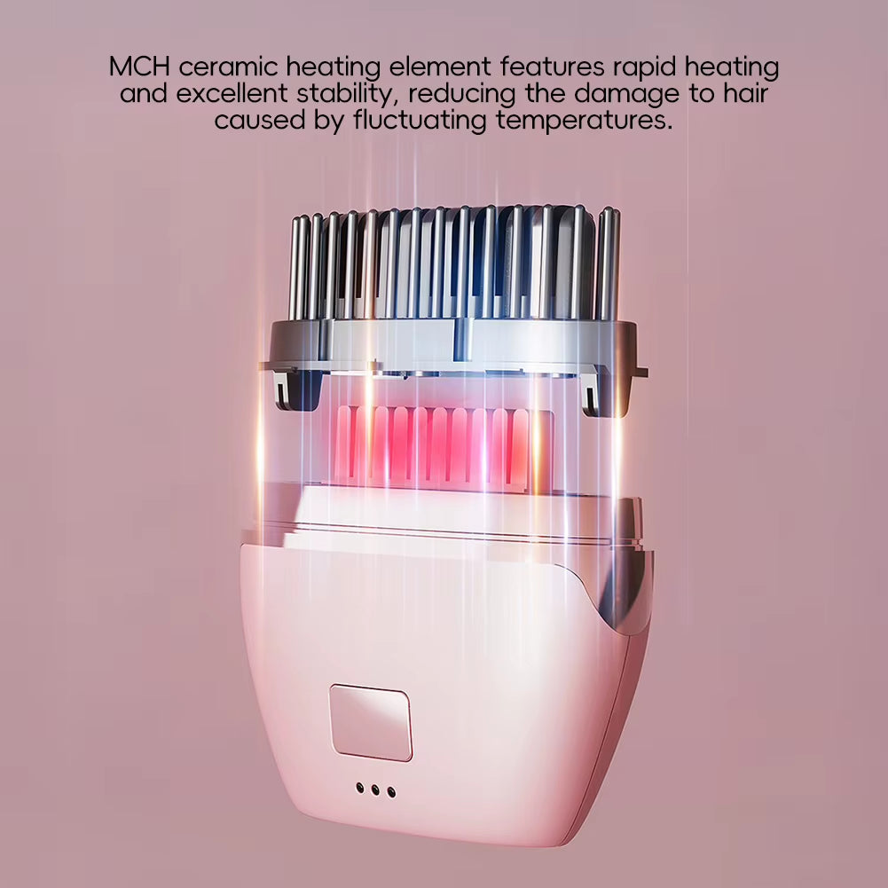 Revolutionary Cordless Electric Hair Straightener Brush - Your Ultimate Hair Styling Companion