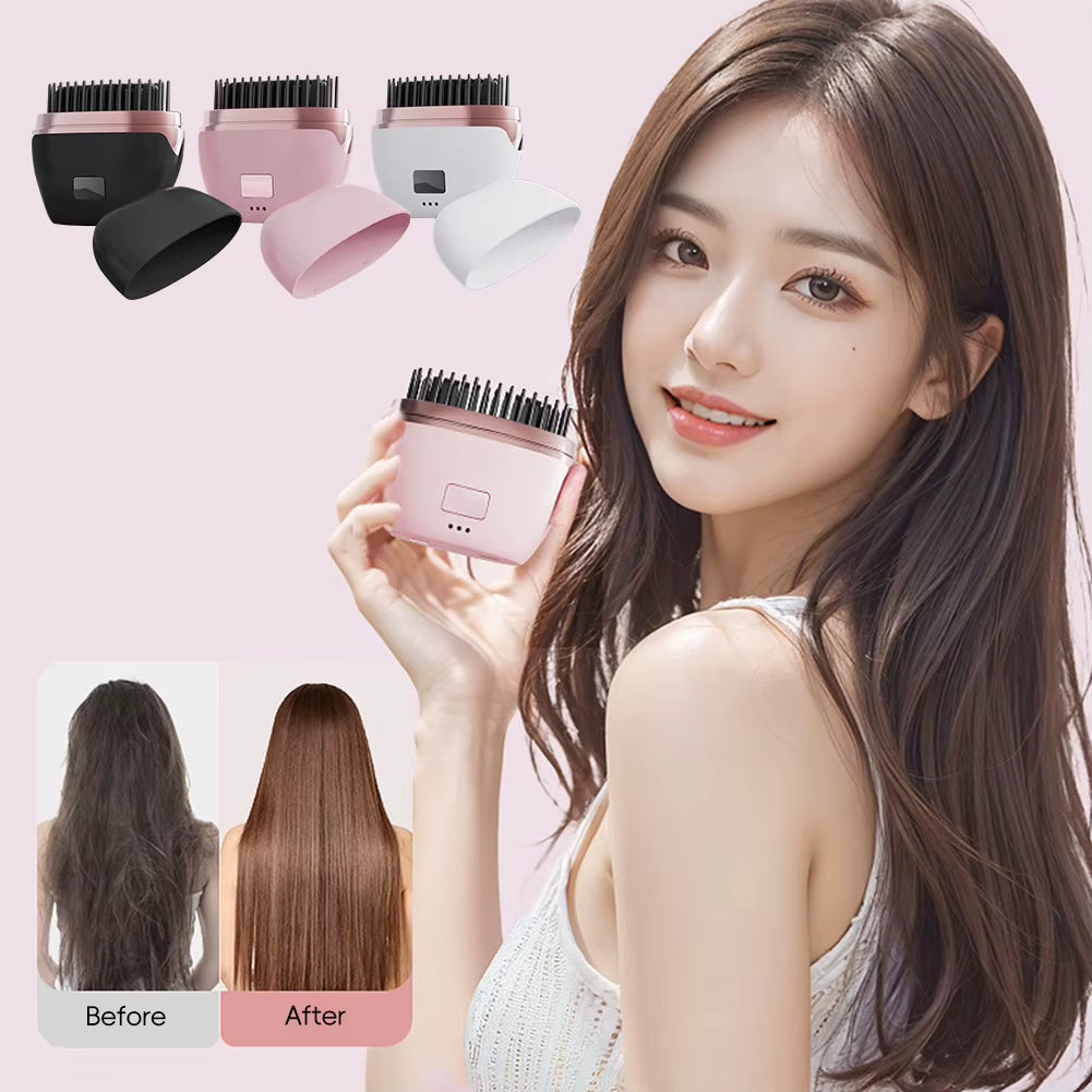 Revolutionary Cordless Electric Hair Straightener Brush - Your Ultimate Hair Styling Companion